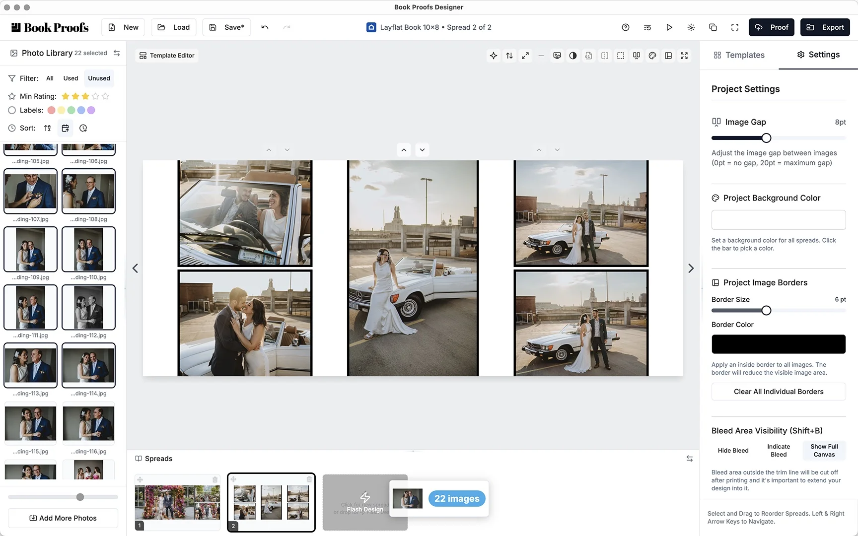 Flashdesign feature